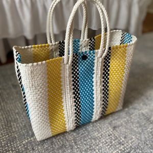 COPY - Truss small tote with leather strap.